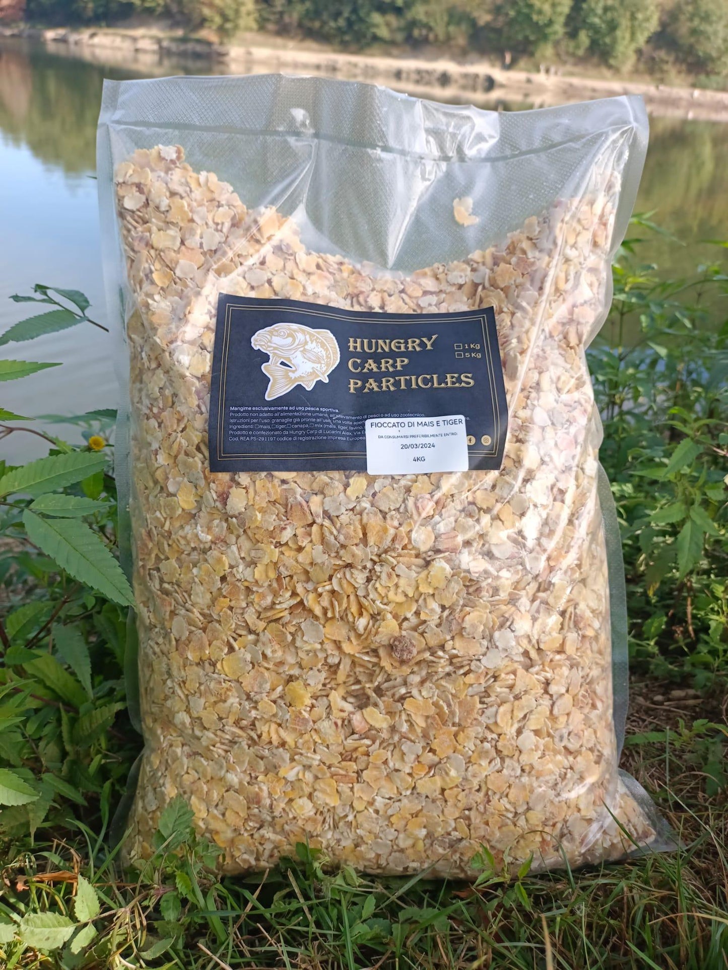 Fiocccato di mais e tiger nut - Hungry carp particles